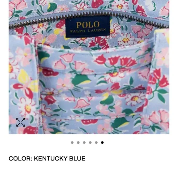 Polo Ralph Lauren Floral Small Tote NWT - Picture 7 of 9
